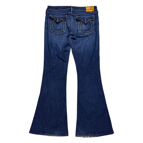 True Religion Blue Flare Jeans - Picture 2 of 9